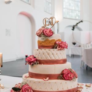 Huwelijk Lisa en Ismail, bruidstaart